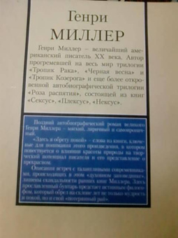 Генри Миллер: Биг-Сур и апельсины Иеронима Босха