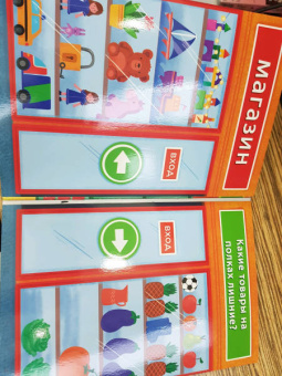 Панорамка с наклейками. Супермаркет