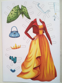 Вырезалка-наряжалка. Королева-модница