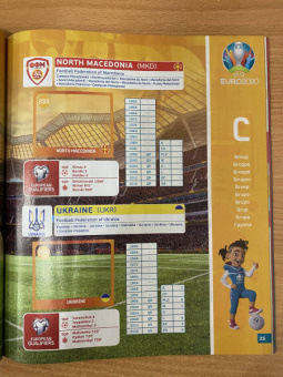 Альбом для наклеек UEFA EURO 2020