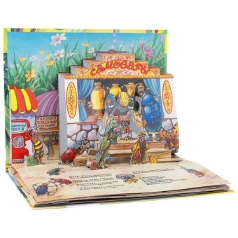 Книжка панорамка для детей: К. Чуковский. Муха-Цокотуха