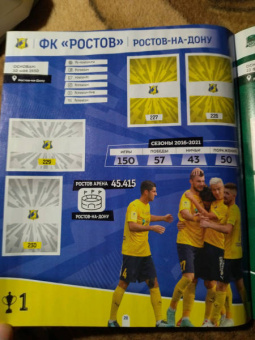 Альбом Российская Премьер-Лига, сезон 2021-2022