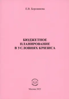 Елена Боровикова: Бюджетное планирование в условиях кризиса