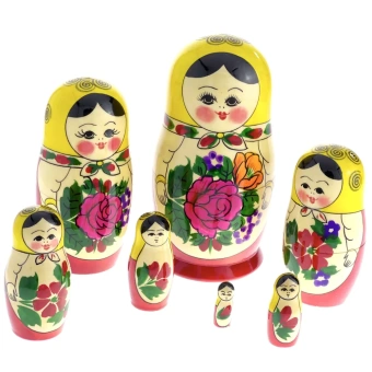 Семеновская матрешка 7 кукол