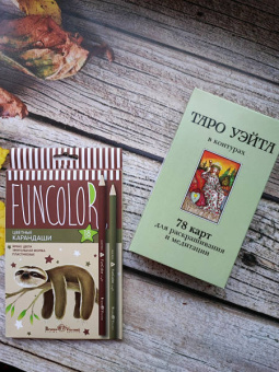 Дмитрий Воронцов: Таро Уэйта в контурах. 78 карт для раскрашивания и медитации