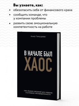 Анна Тимушева: В начале был хаос. Пять бизнес-решений для лидеров в условиях неопределенности