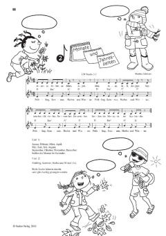 Martina Schwarz: Spielerisch Deutsch lernen. Lieder und Reime. Buch mit eingelegter Audio-CD