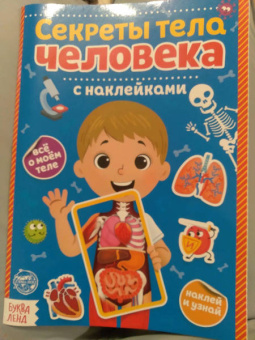 Наклейки Секреты тела человека