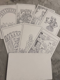 Дмитрий Воронцов: Таро Уэйта в контурах. 78 карт для раскрашивания и медитации