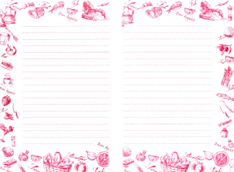 Книга для записи кулинарных рецептов АППЕТНАЯ КУРОЧКА (45596)