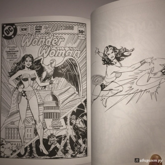 Супергерои DC COMICS. Более 100 сцен для раскрашивания