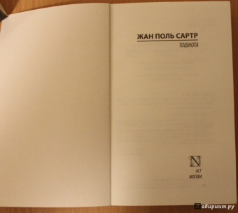 Жан-Поль Сартр: Тошнота