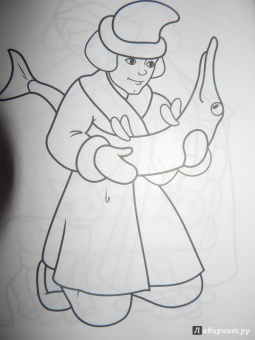 Большая раскраска "Герои любимых сказок"