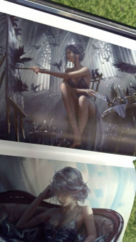 Лин Ван: Призрачный Клинок. GhostBlade. Иллюстрации WLOP