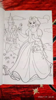 Макси-раскраска "Однажды в сказке"