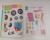 Книжка. Многоразовые наклейки. Размеры. 2+