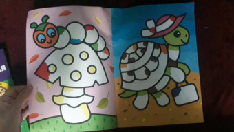 Рисуем пальчиками. Первые картинки