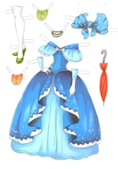 Вырезалка-наряжалка. Золушка и принц
