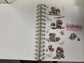 Книга для записи кулинарных рецептов Салат