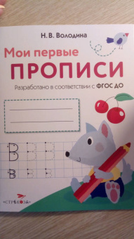 Наталия Володина: Мои первые прописи. Выпуск 4. Пишем буквы. ФГОС ДО