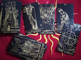 Waite, Greer: Tarot Gold & Black edition