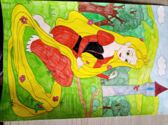 Макси-раскраска "Однажды в сказке"