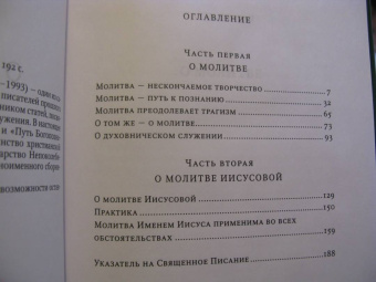 Софроний Архимандрит: О молитве