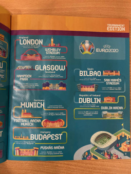 Альбом для наклеек UEFA EURO 2020