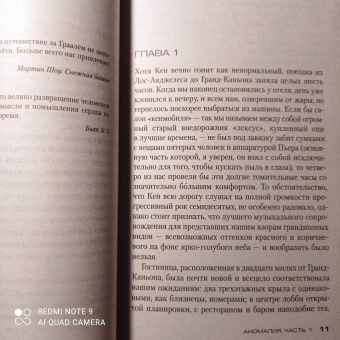 Майкл Маршалл: Аномалия