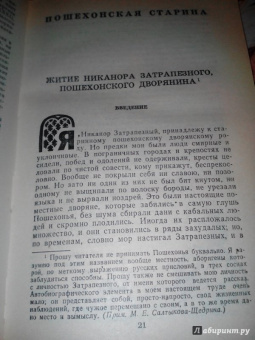 Михаил Салтыков-Щедрин: Пошехонская старина