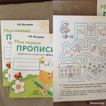 Наталия Володина: Мои первые прописи. Выпуск 3. Графические упражнения. ФГОС ДО
