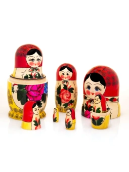 Семеновская матрешка 7 кукол (русские сувениры)