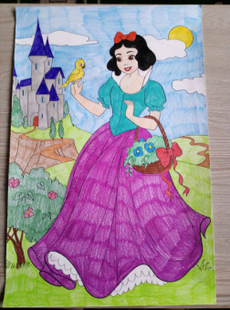 Макси-раскраска "Однажды в сказке"