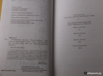 Теодор Драйзер: Американская трагедия