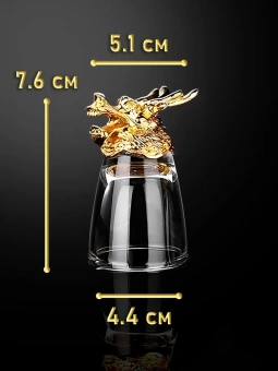 Подарочный набор / Графин и рюмки-перевертыши с знаками зодиака (прозрачный)