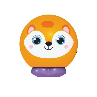 Музыкальная игрушка для малышей Азбукварик Мячик-сюрприз Лисичка