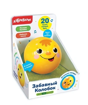 Музыкальная игрушка Азбукварик "Забавный колобок"