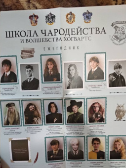 Блистер с наклейками Гарри Поттер, 6 пакетиков по 5 наклеек