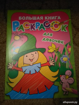 Большая книга раскрасок для девочек