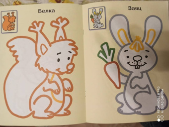 Животные 1+. Самые первые раскраски с широким контуром