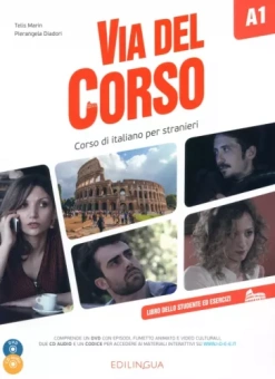 Marin, Diadori: Via del Corso. A1. Libro dello studente ed esercizi (+2CD, +DVD)
