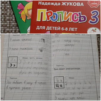 Надежда Жукова: Прописи для детей 6-8 лет. В 3-х тетрадях
