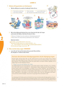 Perlmann-Balme, Matussek, Schwalb: Sicher! aktuell B2.1. Kurs- und Arbeitsbuch, Lektion 1–6 + CDmp3 zum Arbeitsbuch