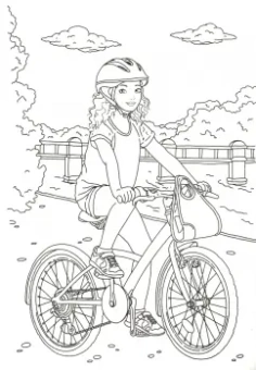 Раскраска. Вика