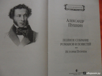 Александр Пушкин: Полное собрание романов и повестей. История Пугачева