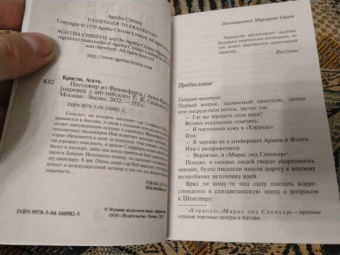 Агата Кристи: Пассажир из Франкфурта