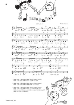 Martina Schwarz: Spielerisch Deutsch lernen. Lieder und Reime. Buch mit eingelegter Audio-CD