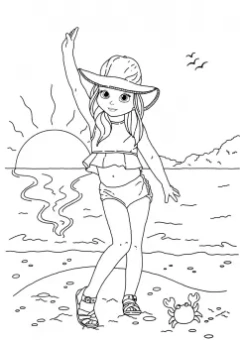 Раскраска. Алина