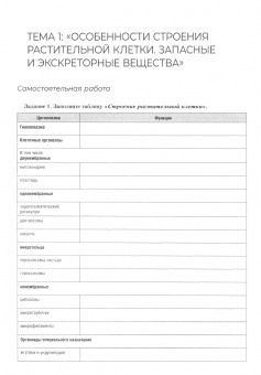 Светлана Зайчикова: Ботаника. Рабочая тетрадь