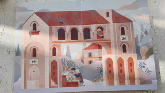 Джада Франча: С Новым годом! Большая книга-адвент с окошками